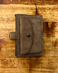 kjore project i clutch automatic wallet brown