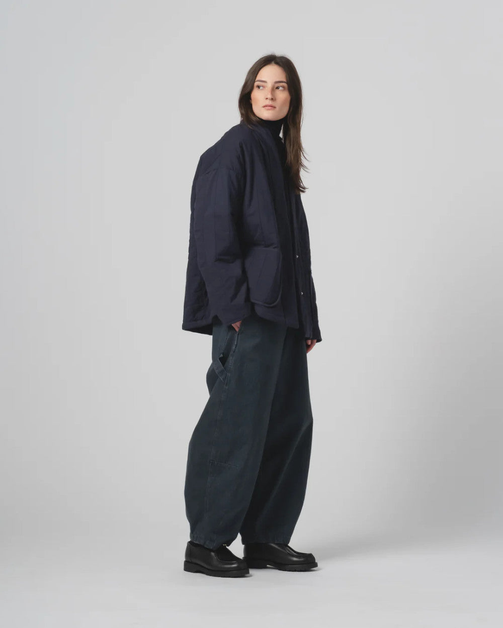 girls of dust edo jacket quilted cotton inkt