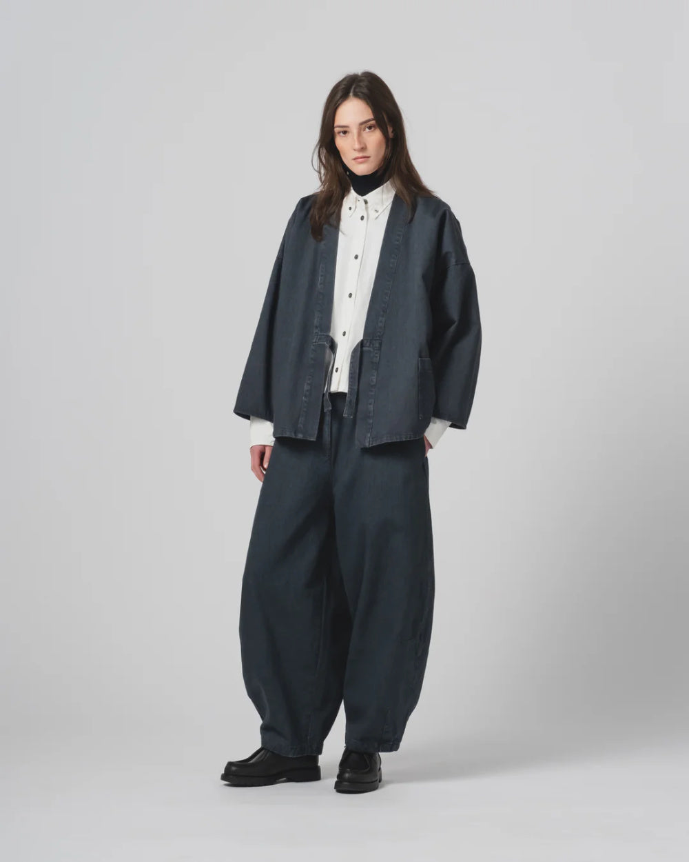 girls of dust shogun kimono griffin denim asphalt