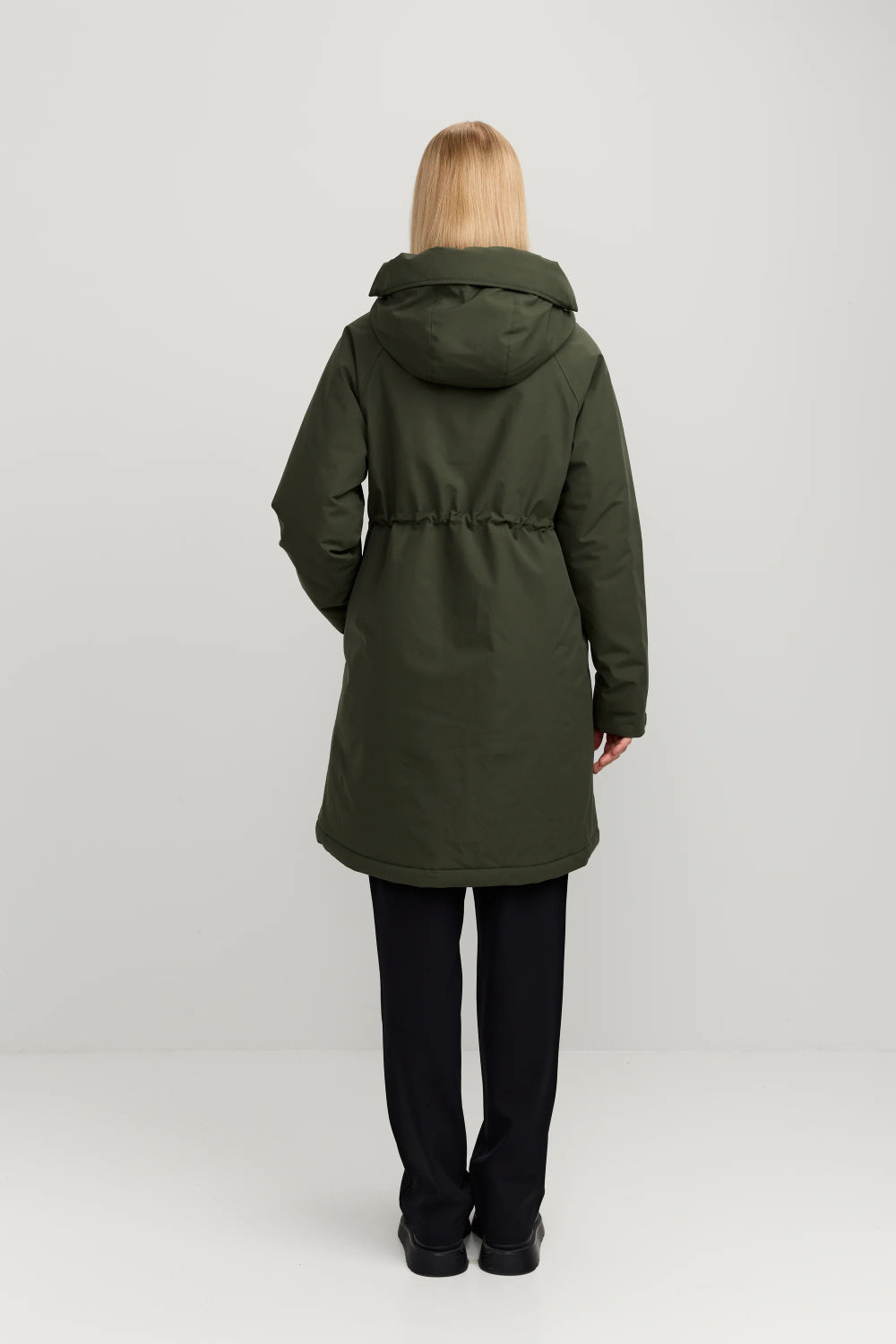 makia milla coat forest green