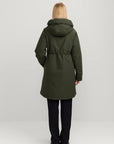 makia milla coat forest green