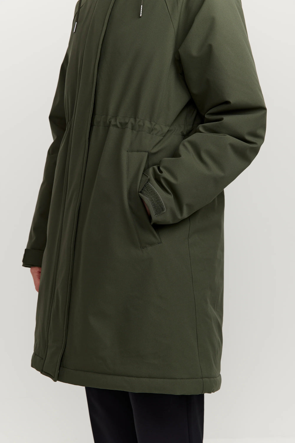 makia milla coat forest green