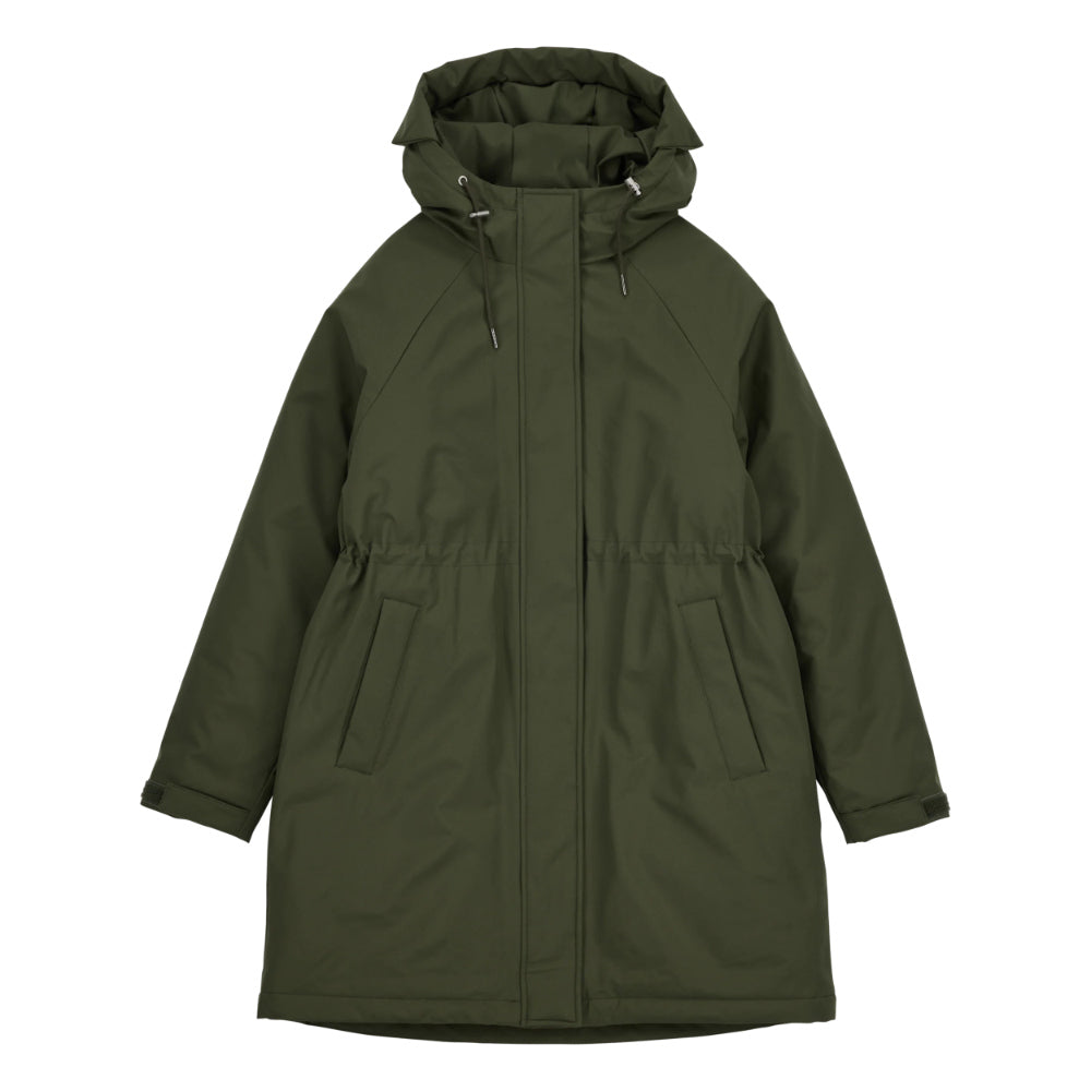 makia milla coat forest green