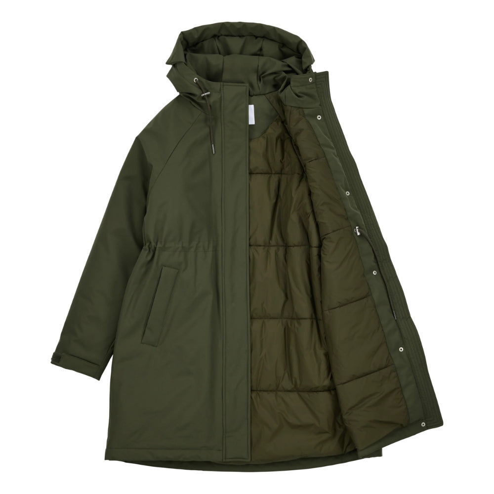 makia milla coat forest green