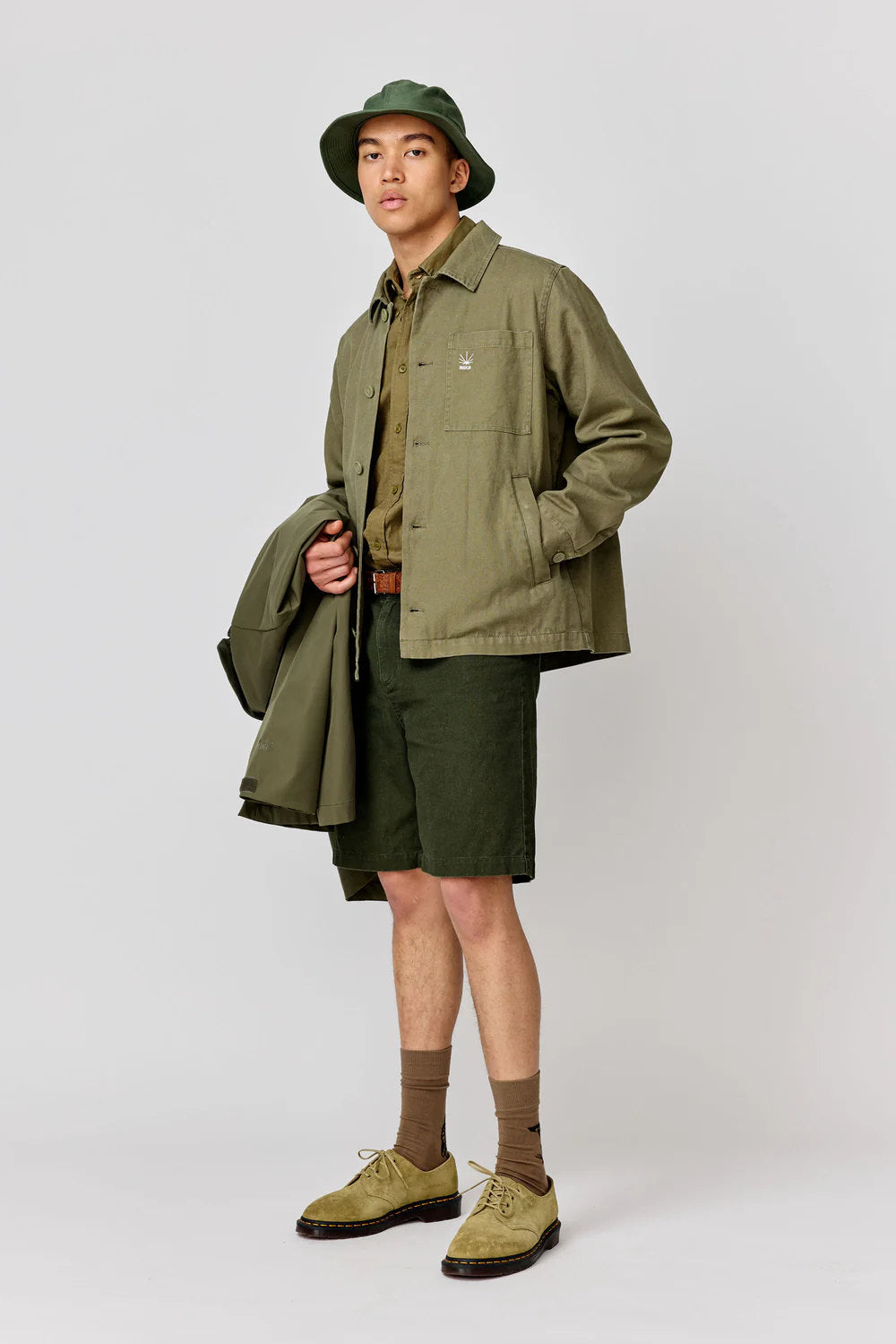 makia sandvik jacket deep sage (LAST SIZE XLARGE)