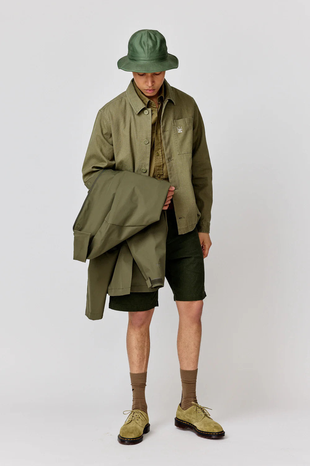 makia sandvik jacket deep sage (LAST SIZE XLARGE)