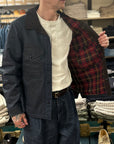 manifattura ceccarelli work jacket 7087 wx navy