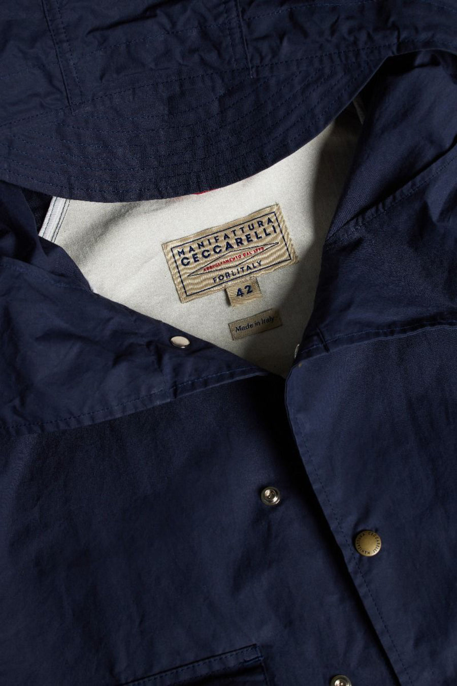 manifattura ceccarelli 6061 qp wading jacket navy