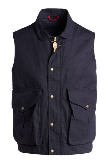 manifattura ceccarelli 6915 dr alligator vest navy