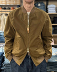 manifattura ceccarelli tank bomber jacket 7080 dw dark tan