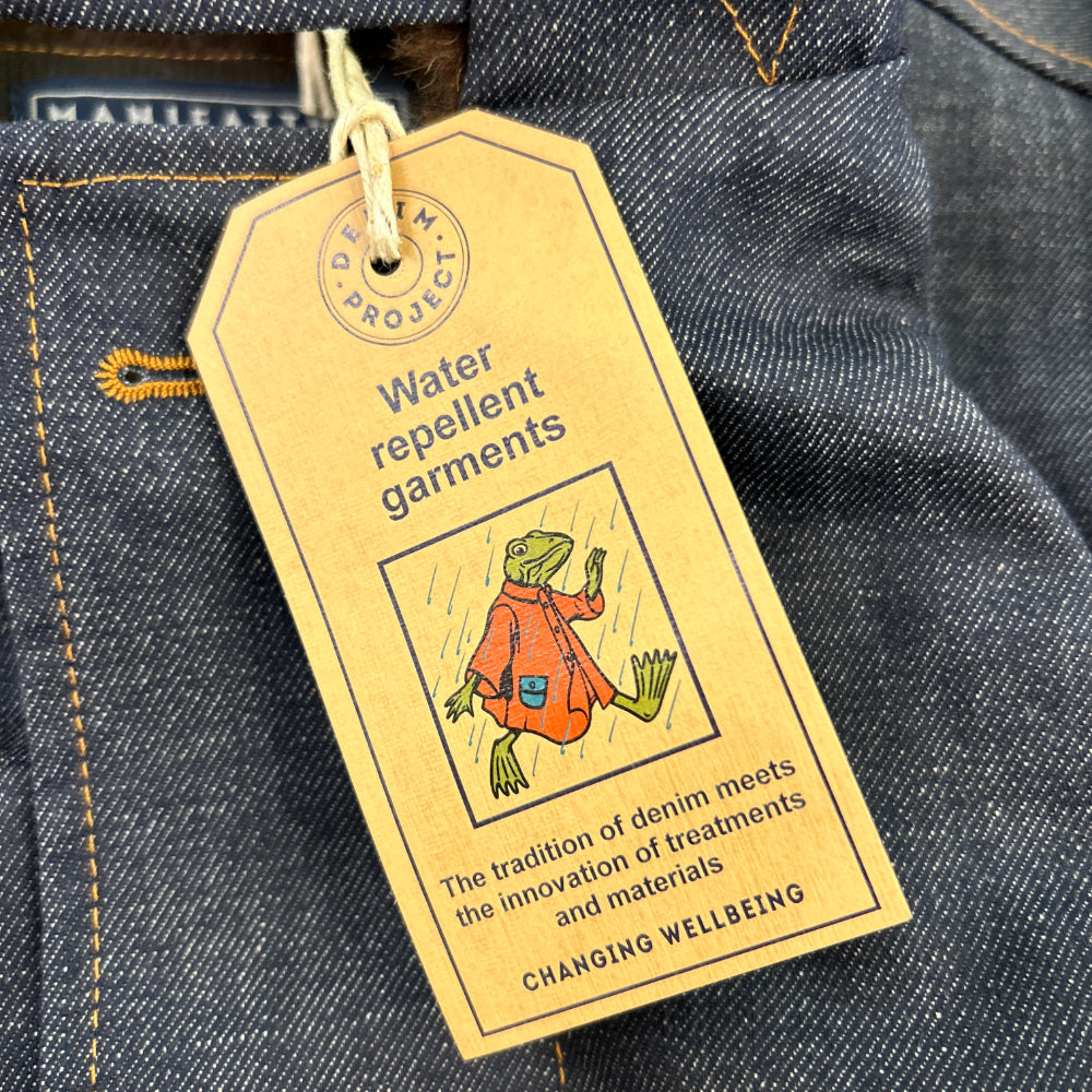 manifattura ceccarelli 7091 candiani denim new fisherman parka indigo