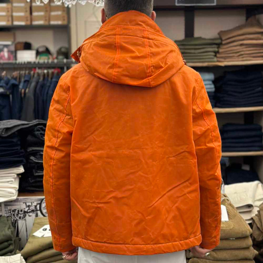 manifattura ceccarelli blazer coat 7066 wx orange