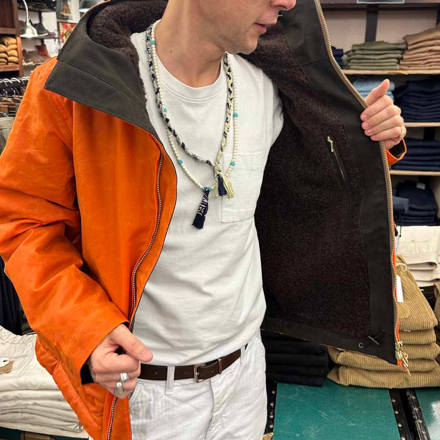 manifattura ceccarelli blazer coat 7066 wx orange