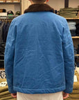 manifattura ceccarelli deck jacket 7061b wx mid blue