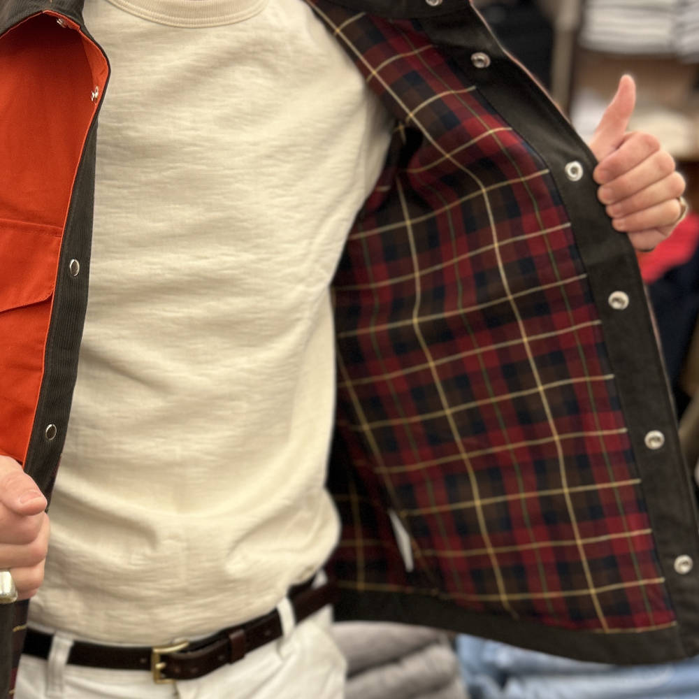 manifattura ceccarelli heavy shirt 7073 dw orange (LAST SIZE XXL