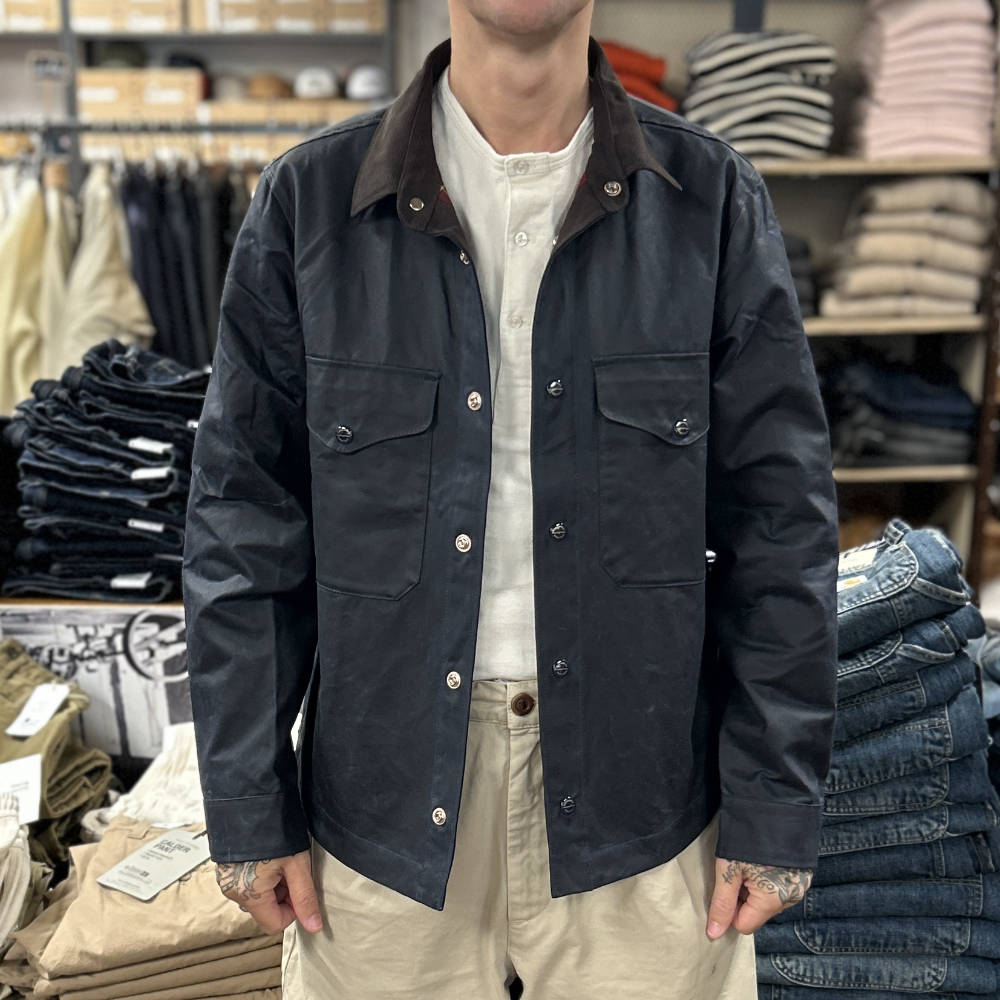 manifattura ceccarelli heavy shirt 7073 wx navy