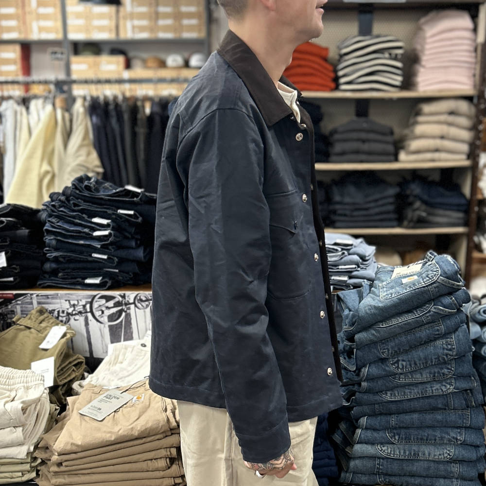 manifattura ceccarelli heavy shirt 7073 wx navy