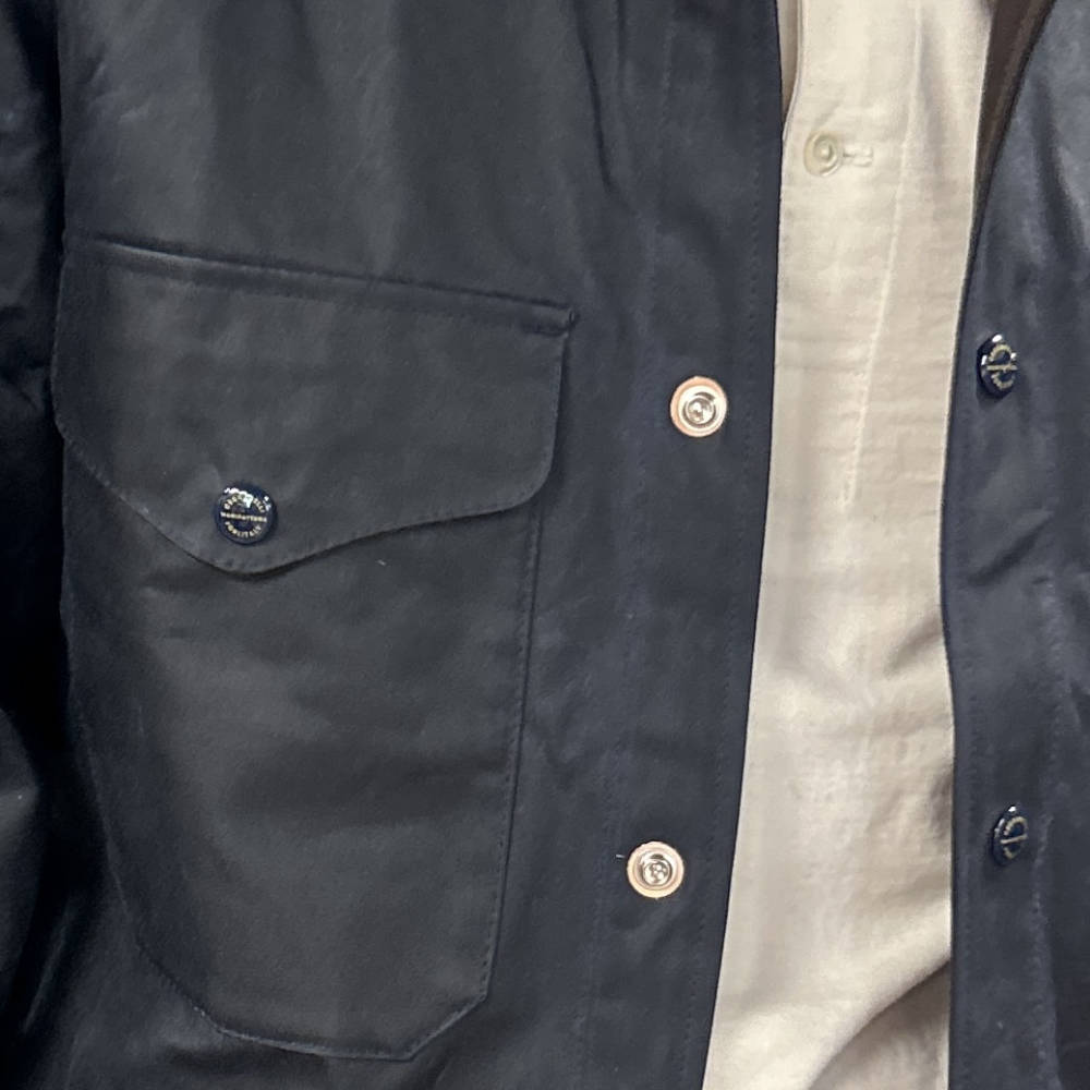 manifattura ceccarelli heavy shirt 7073 wx navy