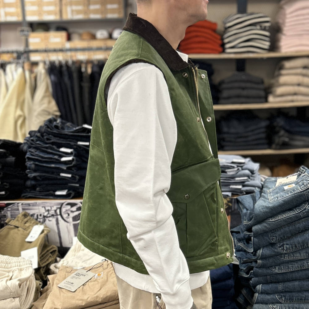 manifattura ceccarelli lined alligator vest 7917 wx light green