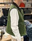 manifattura ceccarelli lined alligator vest 7917 wx light green