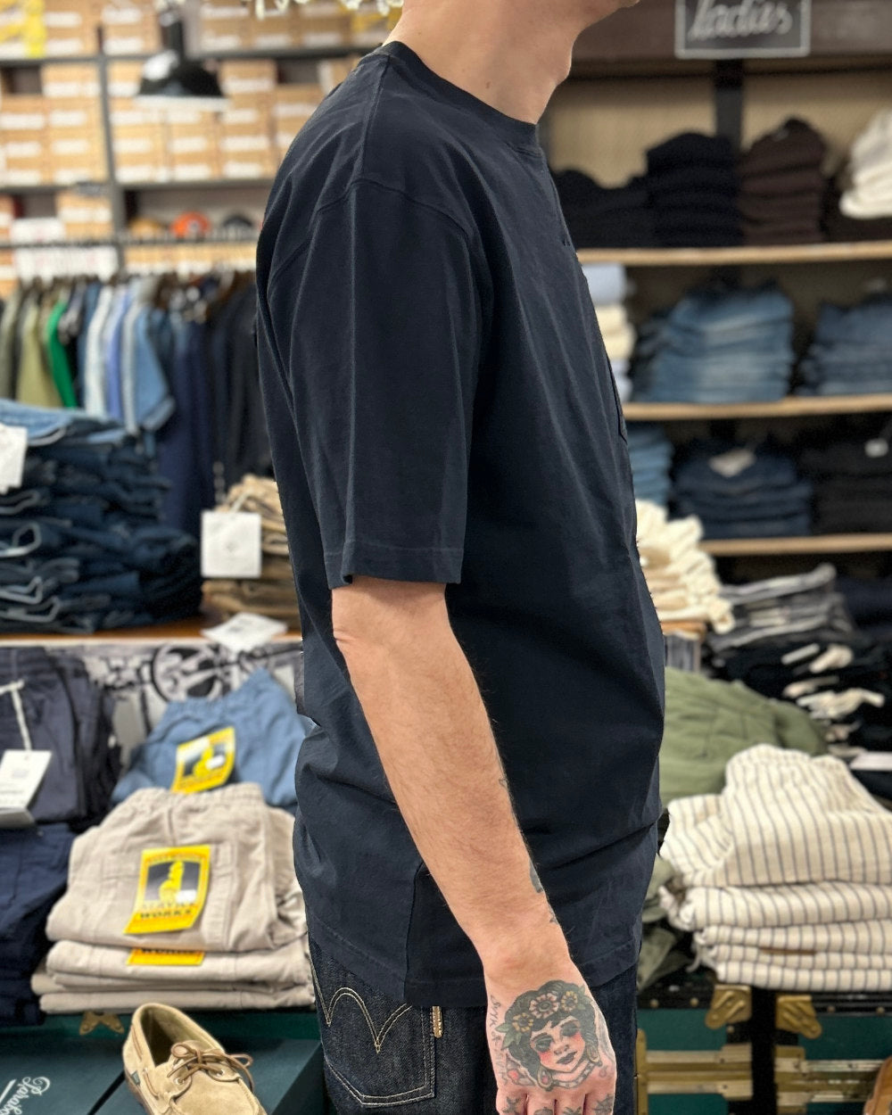 manifattura ceccarelli military t-shirt T106 navy