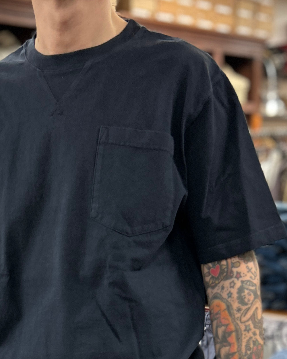 manifattura ceccarelli military t-shirt T106 navy