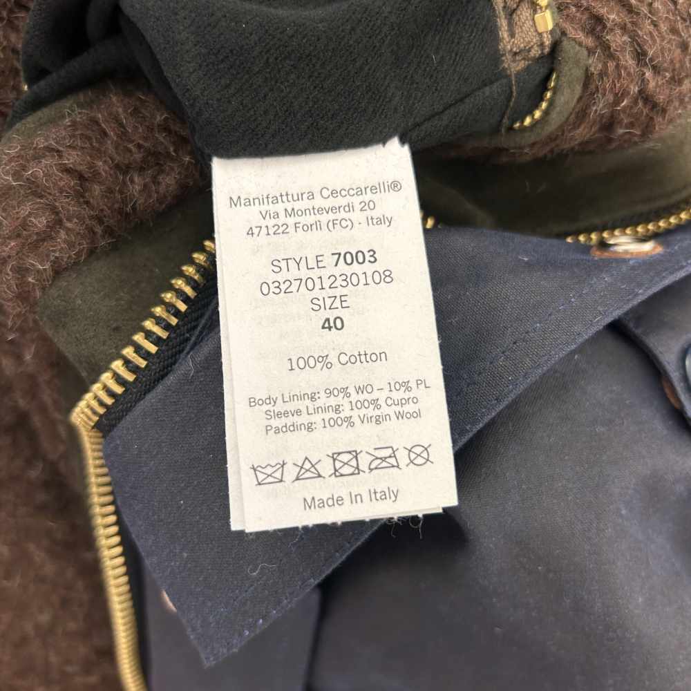 manifattura ceccarelli mountain jacket 7003 wx navy
