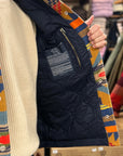 manifattura ceccarelli native wool jacket 7081 nw graphic colour sugarkane