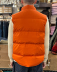 manifattura ceccarelli new goose down vest 7924 av orange