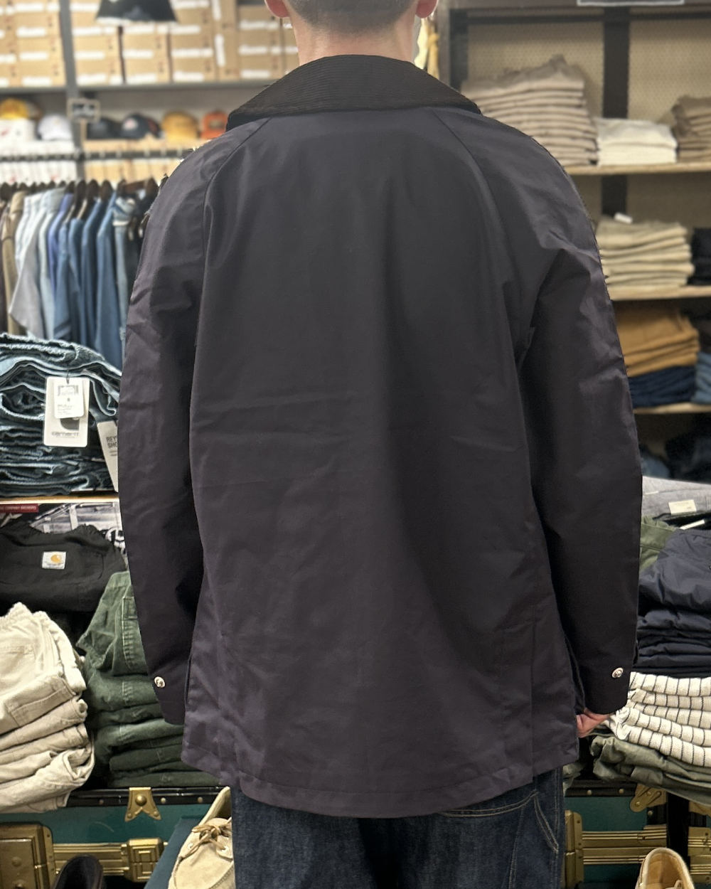 manifattura ceccarelli rain caban 7071 dw navy