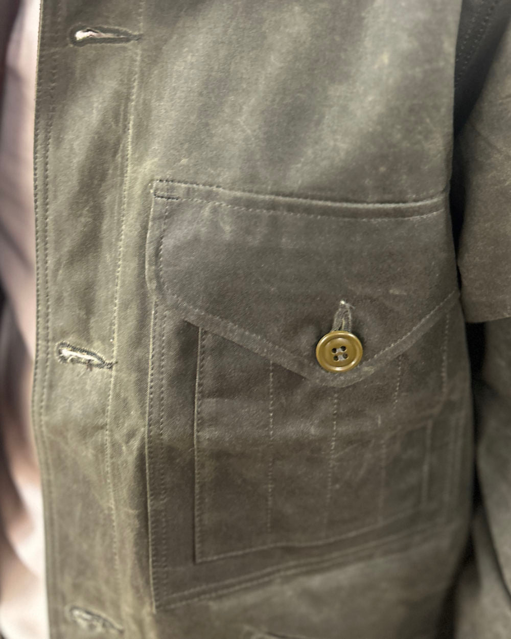 manifattura ceccarelli work jacket 7087 wx dark green