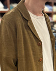 max rohr max 3 linen jacket tobacco