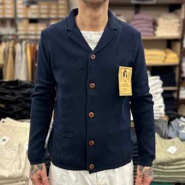max rohr max 3/e 18oz cotton jacket blue