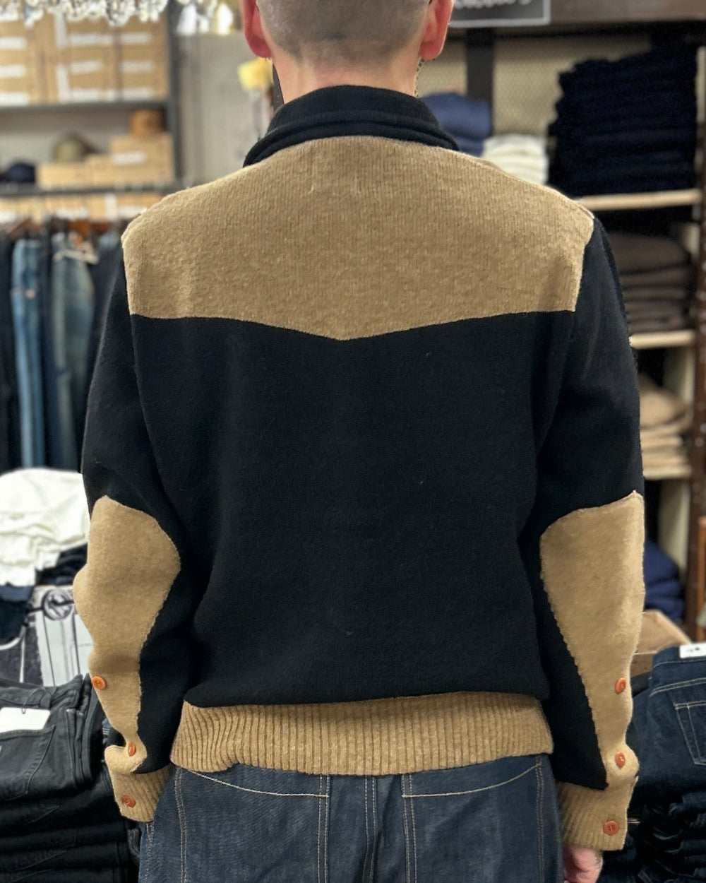 max rohr max 3 bic short jacket c black camel