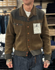 max rohr max 3 bic short jacket c brown dark green