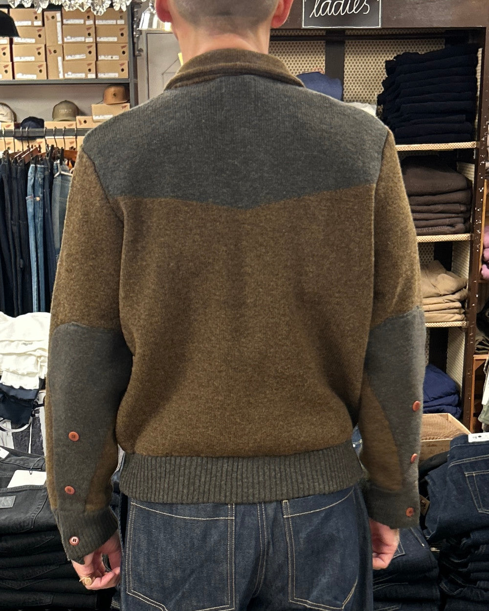 max rohr max 3 bic short jacket c brown dark green