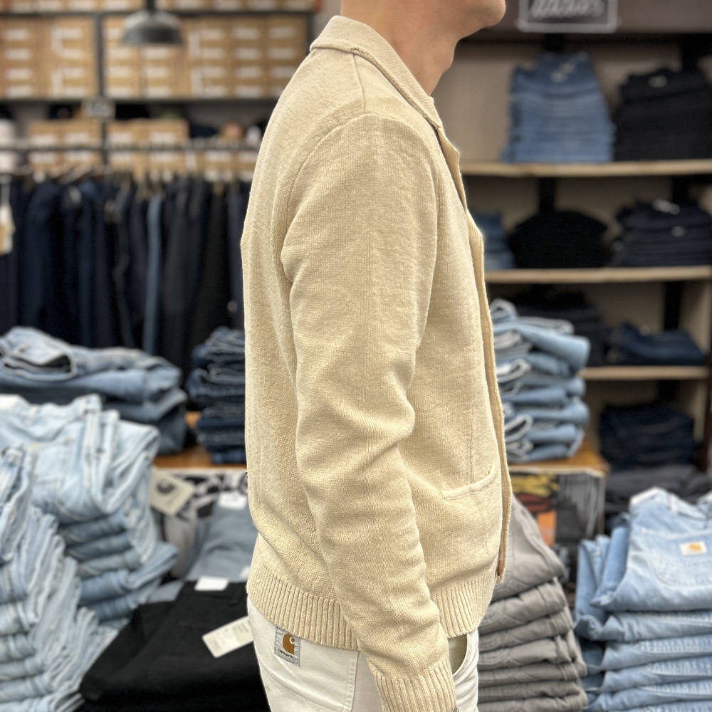 max rohr max3 linen jacket ecru linen