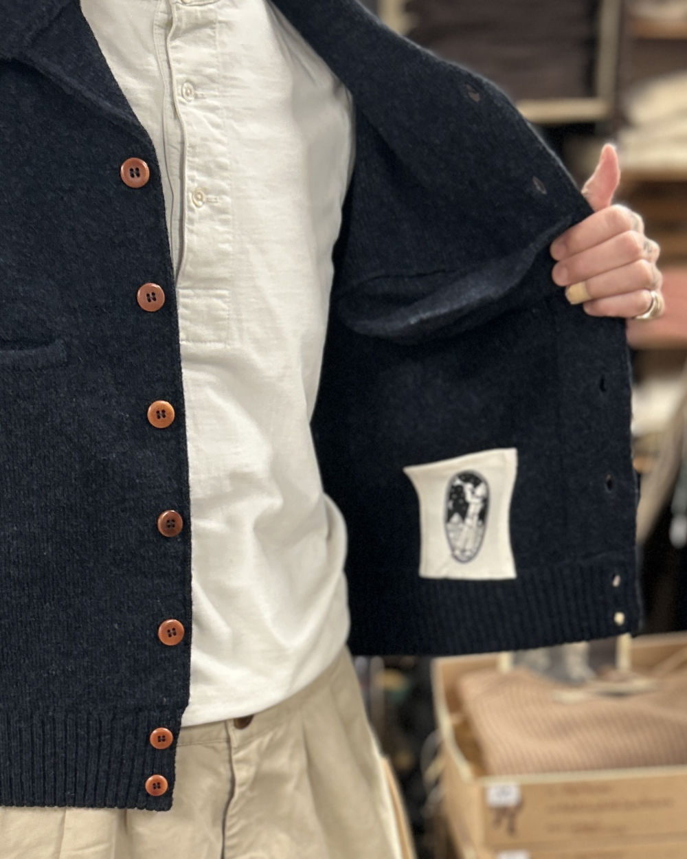 max rohr max 3 short jacket b blue