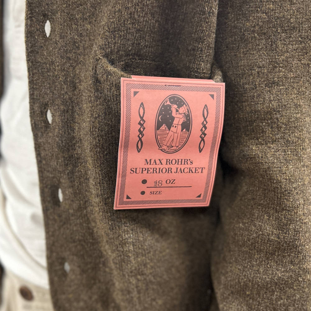 max rohr max 3 wool short jacket b brown