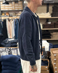 max rohr max 7 shirt jacket blue melange