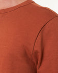 merz b schwanen 215 mens loopwheeled short sleeve t-shirt sierra