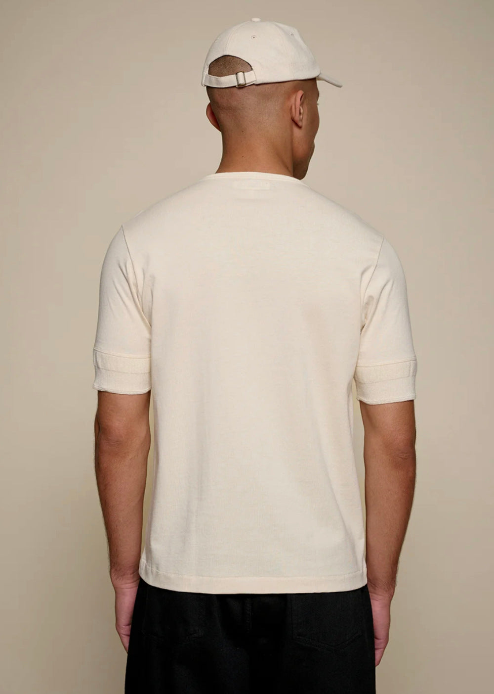 merz b schwanen 2m07 mid century machine refined fit short sleeve henley nature