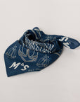 merz b schwanen bandana ink blue