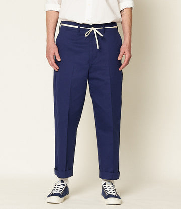 merz b schwanen chino01 ink blue