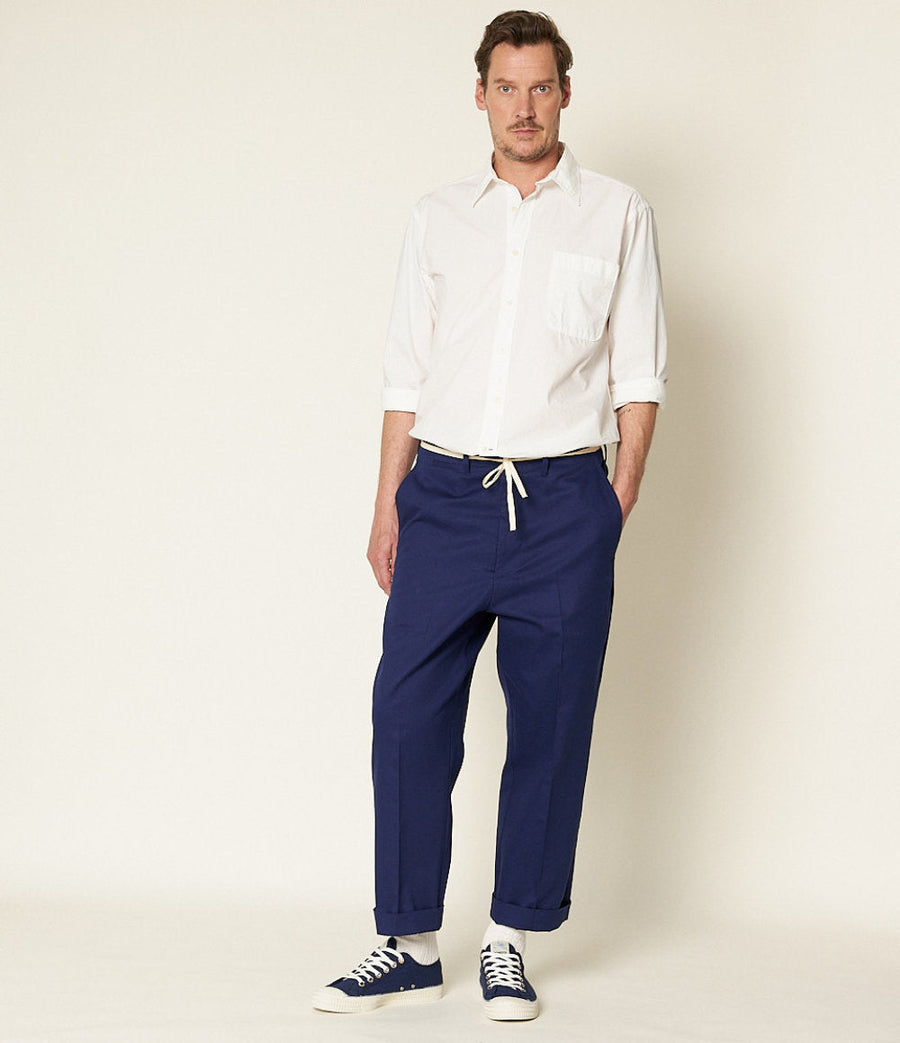 merz b schwanen chino01 ink blue