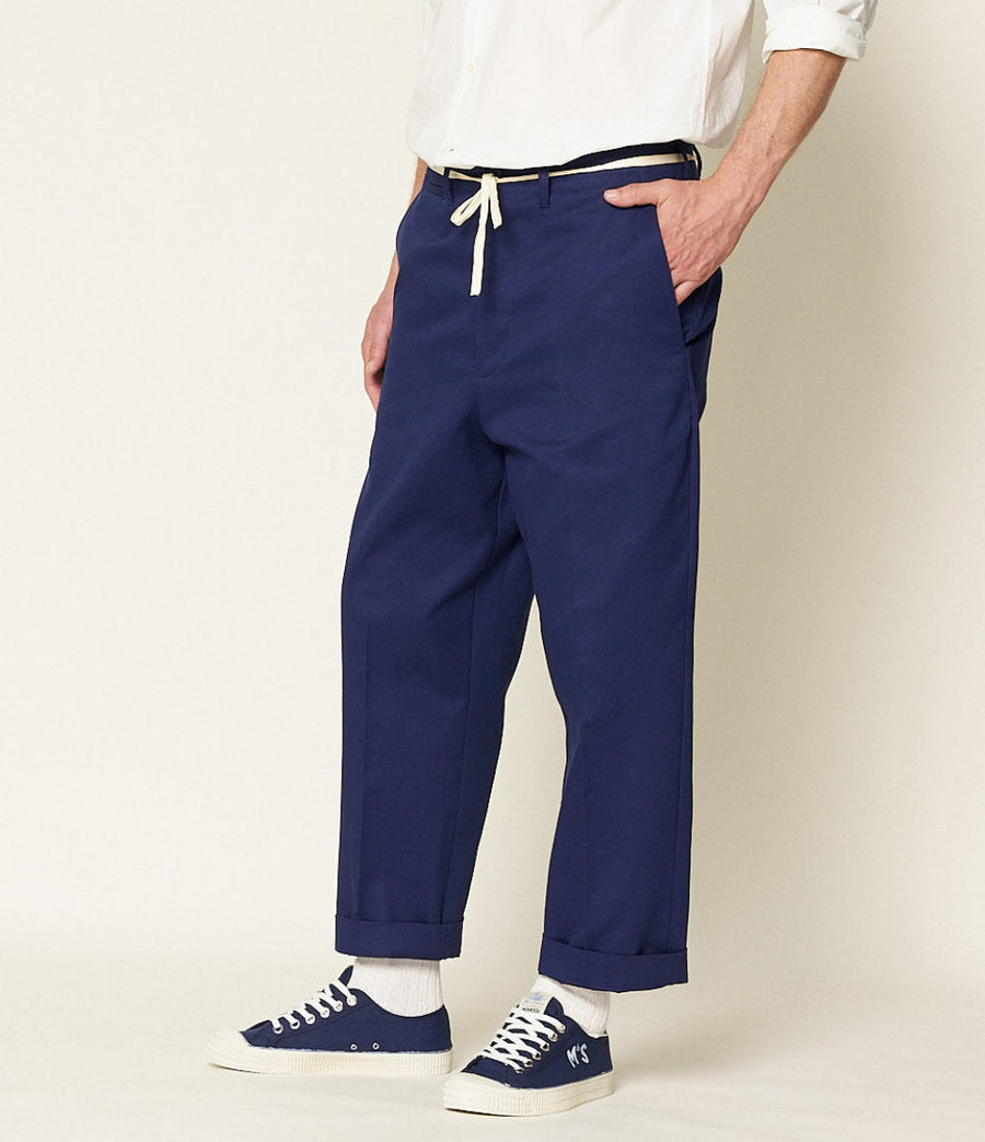 merz b schwanen chino01 ink blue