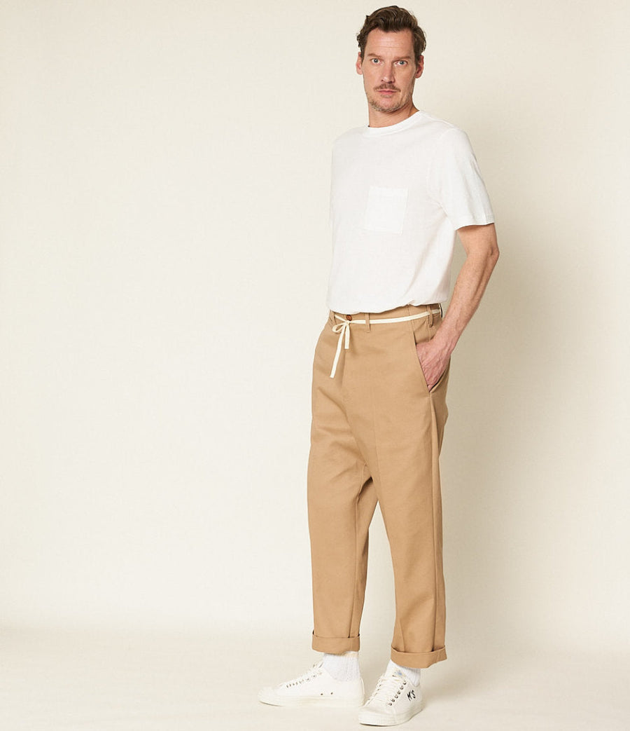 merz b schwanen chino 01 khaki