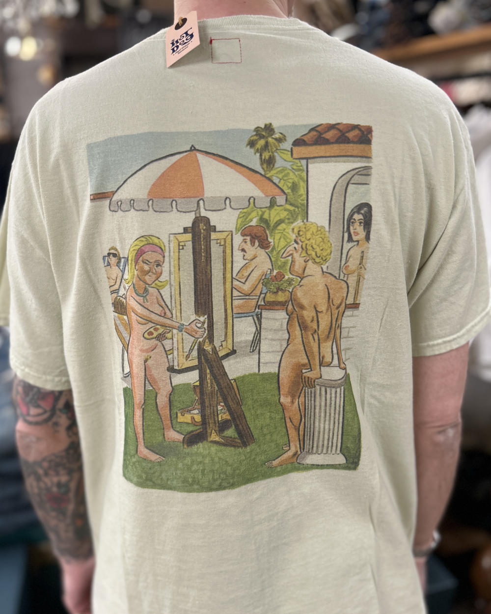 mr hot dog attenzione t-shirt vintage white