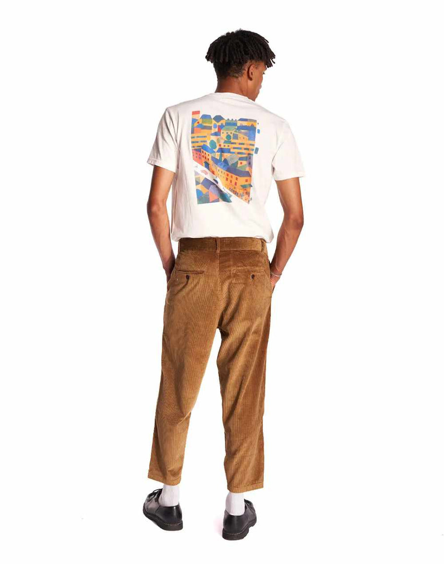 olow swing trousers corduroy marron