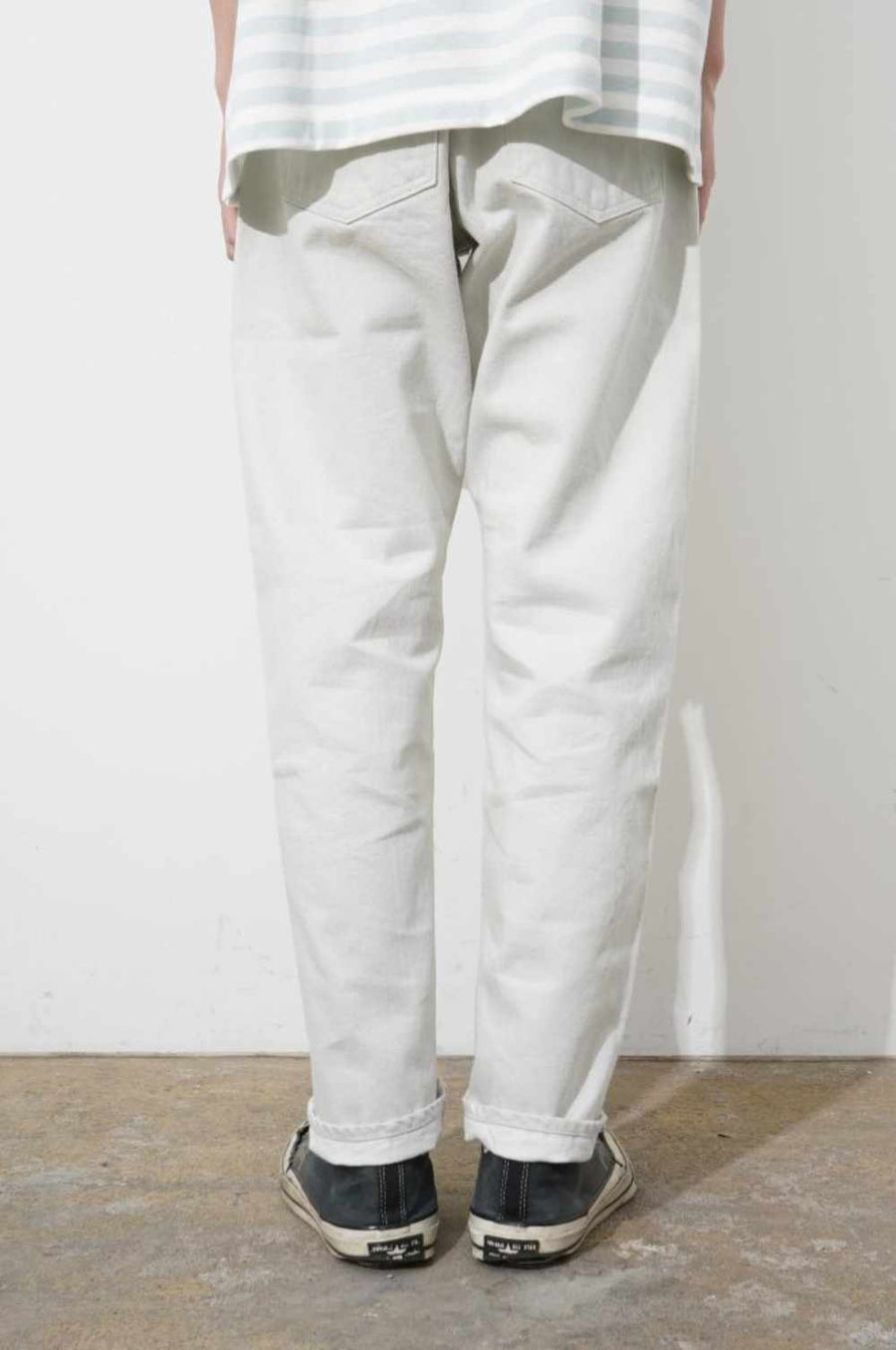 ordinary fits ankle denim white